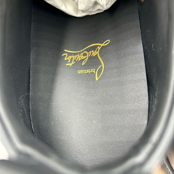 Men's Christian Louboutin, Louis Jr, orlato spikes sneaker size 46 made in Italy - Picture 8 of 13